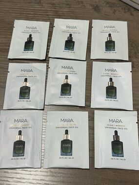 MARA Universal Face Oil Sample Sachets (9 -1ml each) great for travel!